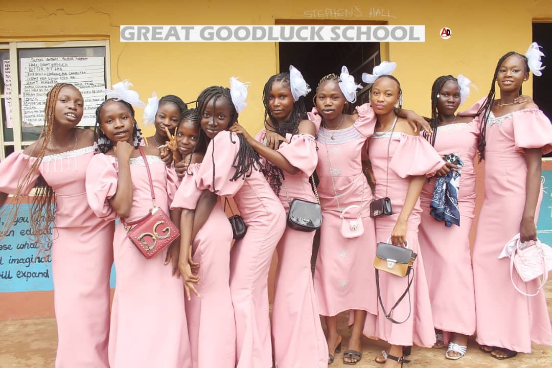 Secondary school students in class